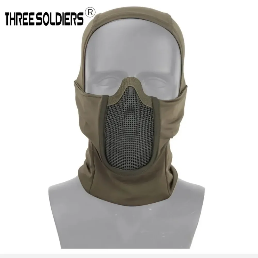 Balaclava Airsoft Mesh Mask Full Face Protection Hood for Cs War Game Hunting US